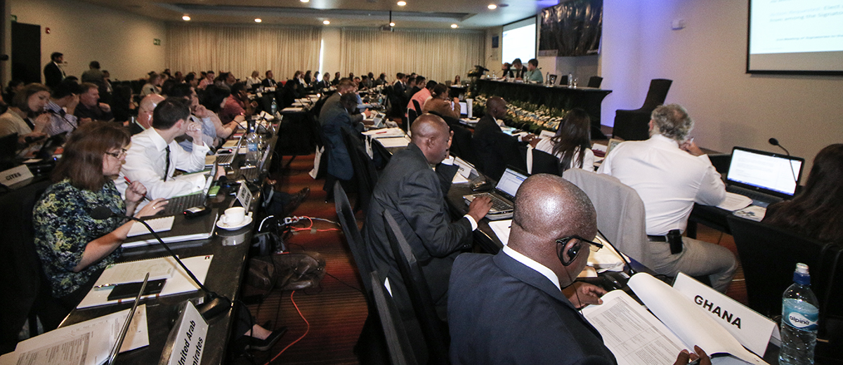 Sharks MOS2 - view of the meeting © IISD